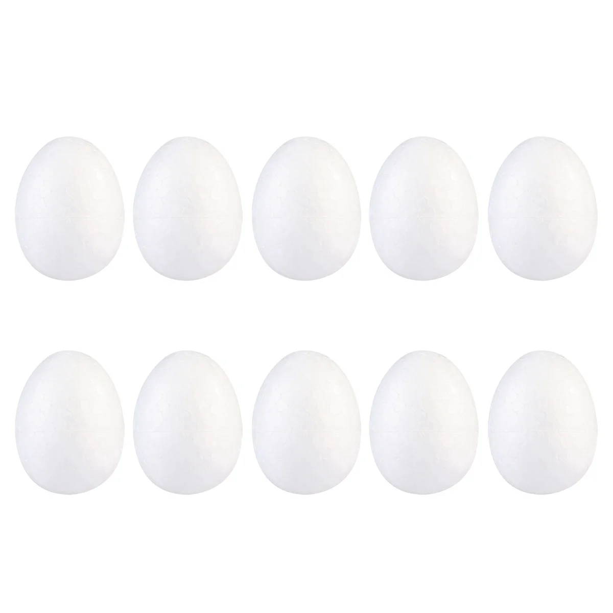Oeufs en mousse solide 5cm, 50 pièces, blanc, Durable, bricolage, décoration artisanale de pâques, accessoires de Festival, plaisir familial, œuf de pâques en mousse