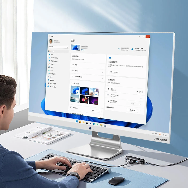 Core I5 ​​I7 I9 Komputer stacjonarny z ekranem dotykowym Monoblok Pc Komputery typu All-in-One Barebone All In One