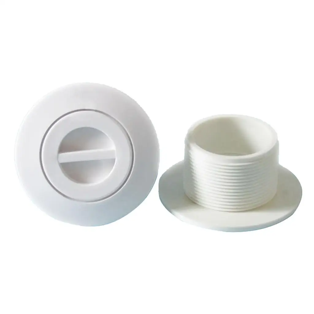 SP1022 Pool Fittings Plastic Vacuum Plug Cap Universal White 90 X 50 Mm for Home Swimming Pool
