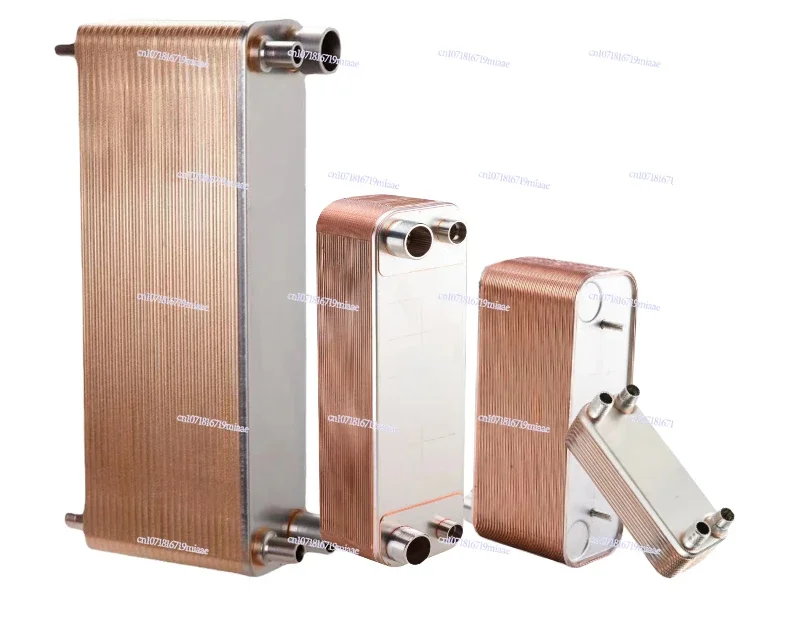 Copper brazed plate heat exchanger Industrial hot water exchanger, air compressor oil-water heat exchanger, hydraulic oil