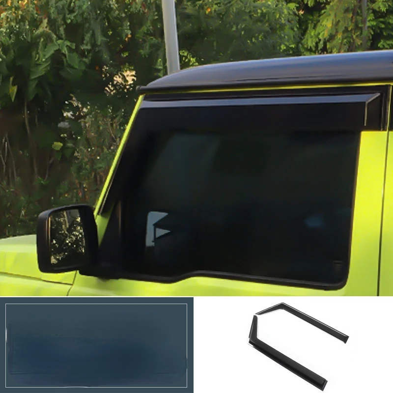 

For Suzuki Jimny 2019 2020 JB64 JB74 ABS Plastic Window Visor Vent Shade Rain Sun Wind Guard Deflectors Awnings Shelters Cover