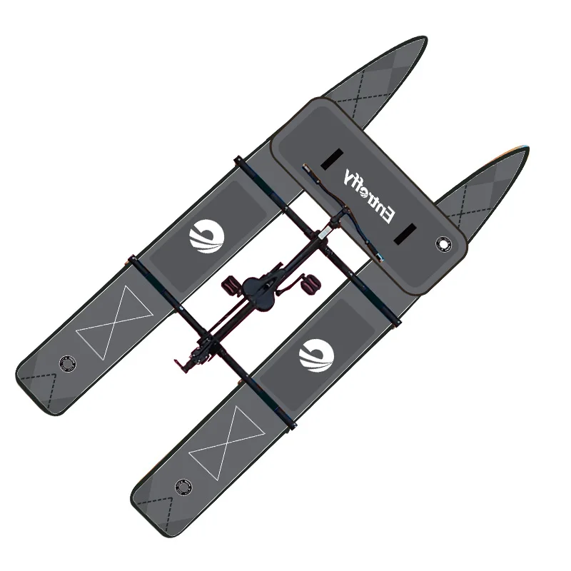 معدات الرياضات المائية عالية الجودة دراجة PVC الطوافات نفخ قوارب دواسة دراجة المياه العائمة #5