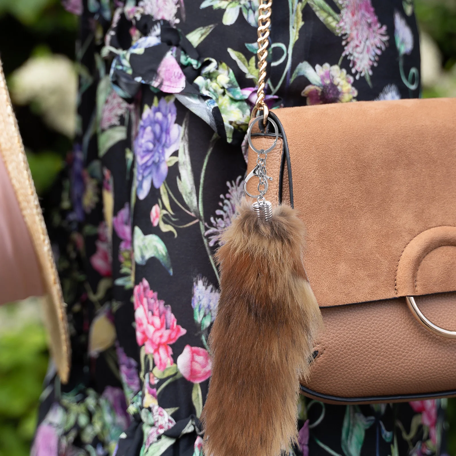 

Fox Tail Key Ring with Soft Hairy Finish Ideal for Handbag Car Key Decor Stylish and Comfortable Touch Present for Holiday