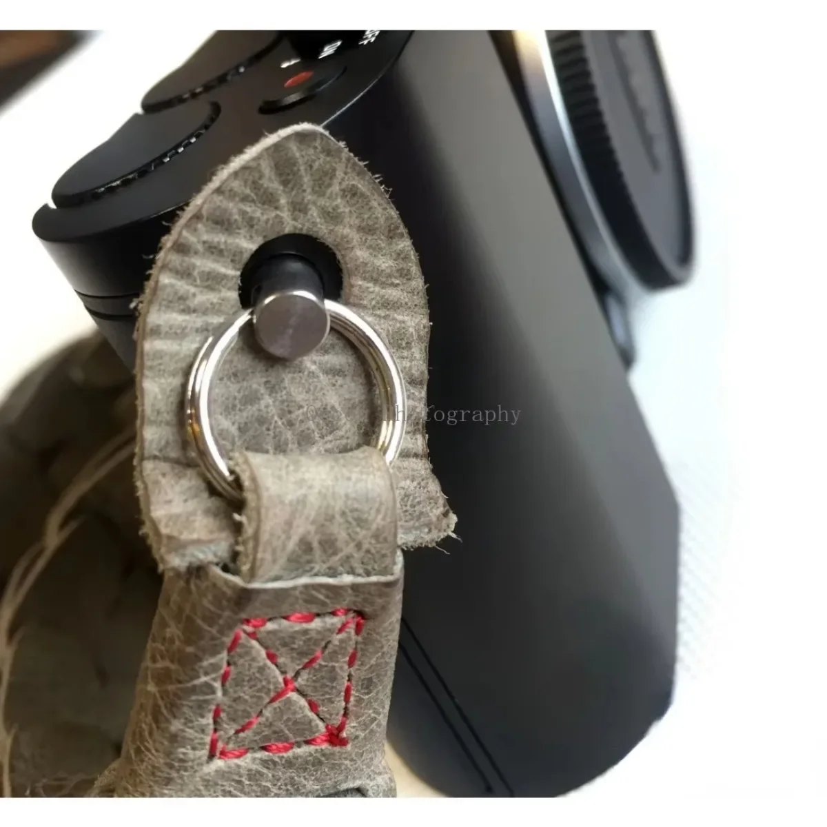 Ręczny pasek na nadgarstek do aparatu fotograficznego Pierścienie z haczykami Adapter ze stali nierdzewnej do Leica T Tl2 Typ701 Lock Catch Da카 스트