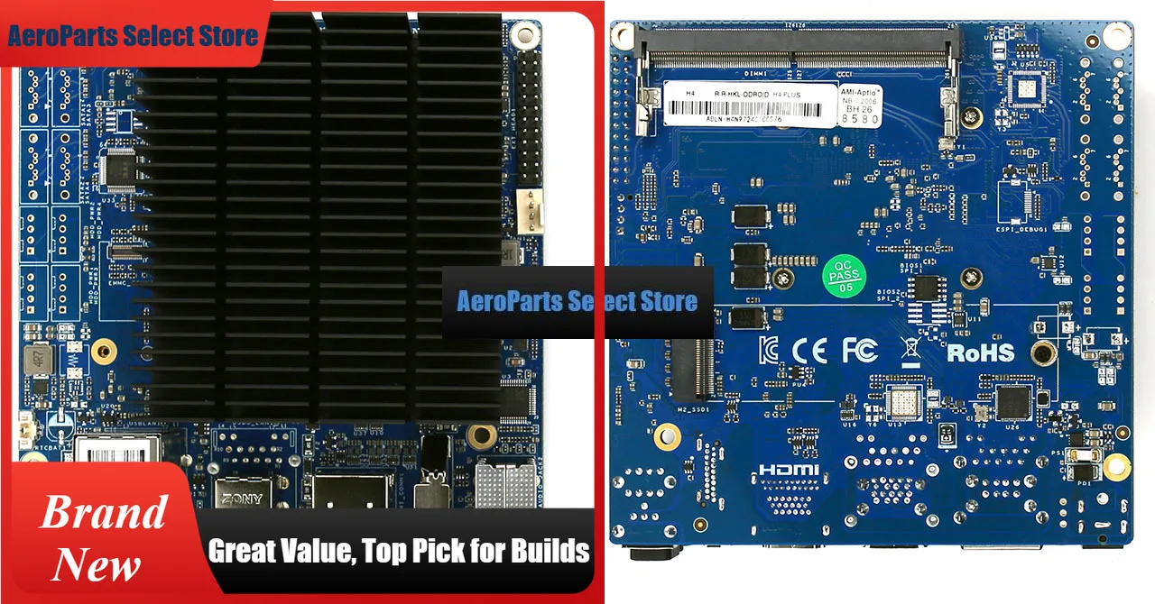 AeroPartsODROID H4 Intel 4-Core N97 For ODROID-H4 And H4+ 1 X DDR5 SO-DIMM Slots