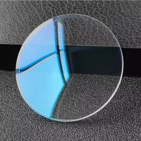 2.5mm Thickness Blue Hue Double Domed Mineral 30mm-38.5mm Diameter Watch Glass Round Crystal Curved Len for Watch Repair YZC580