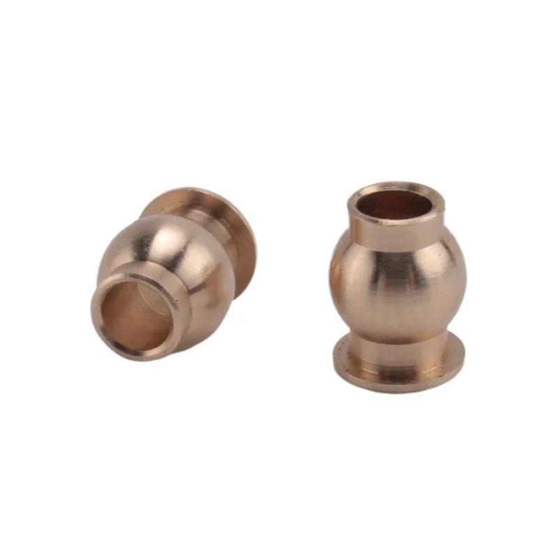 B05C-40Pcs M3 ربط قضيب كروي نحاسي رئيس تحمل ينتهي قطع غيار الترباس المشتركة ل 1/10 1/8 RC الزاحف على الطرق الوعرة اكسسوارات السيارات