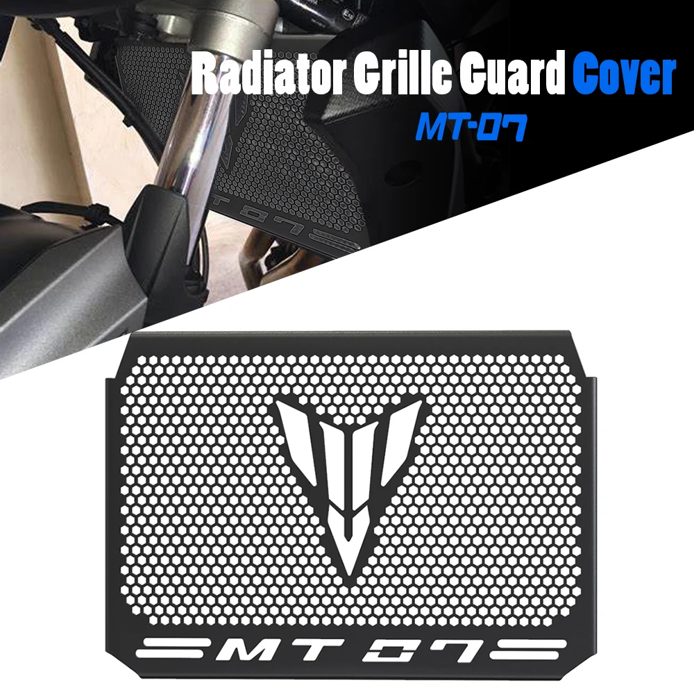 For Yamaha MT07 MT-07 FZ07 YZF R7 2014-2025 2024 2023 Motorcycle Accessories Radiator Grille Guard Water Tank Cooler Protection
