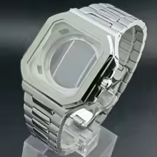 Square silver stainless steel case men watch case fits for NH34 N H35 movement case 13mm strap green luminous 29.5mm dial watch - AliExpress 1511