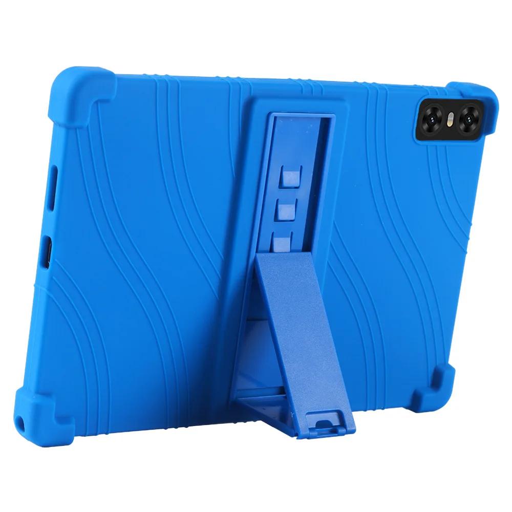 Tablet Silicone Case For UMIDIGI ‎A13 Tab 10.51inch 2024 Kids Portable Safety Back Fold Holder Anti-drop Stand Shell Cover Pouch