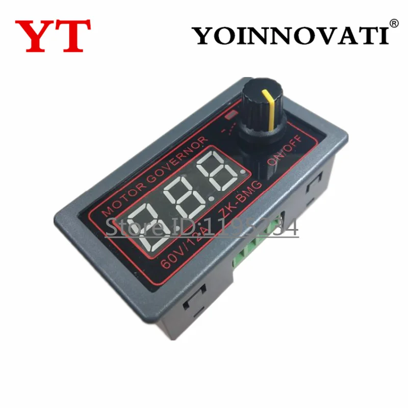 ZK-BMG 9-60V PWM regulator silnika prądu stałego regulowany enkoder prędkości cyfrowy wyświetlacz cykl pracy maksymalna częstotliwość 15A/20A YOINNOVATI — zdjęcie produktu 2