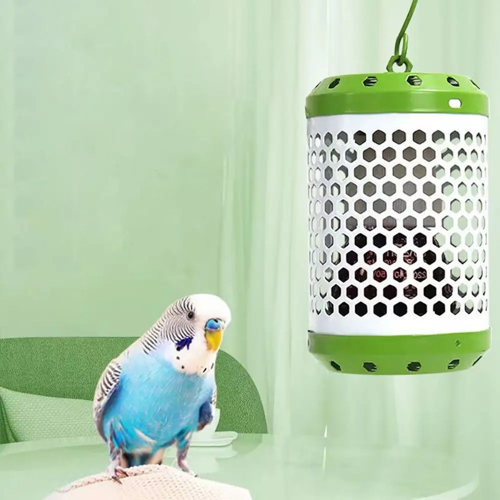 Imagen 5: Lámpara antimordida para preservación del calor de loros y mascotas, lámpara calefactora de cerámica sin quemaduras, fácil de instalar, cable metálico a prueba de masticar