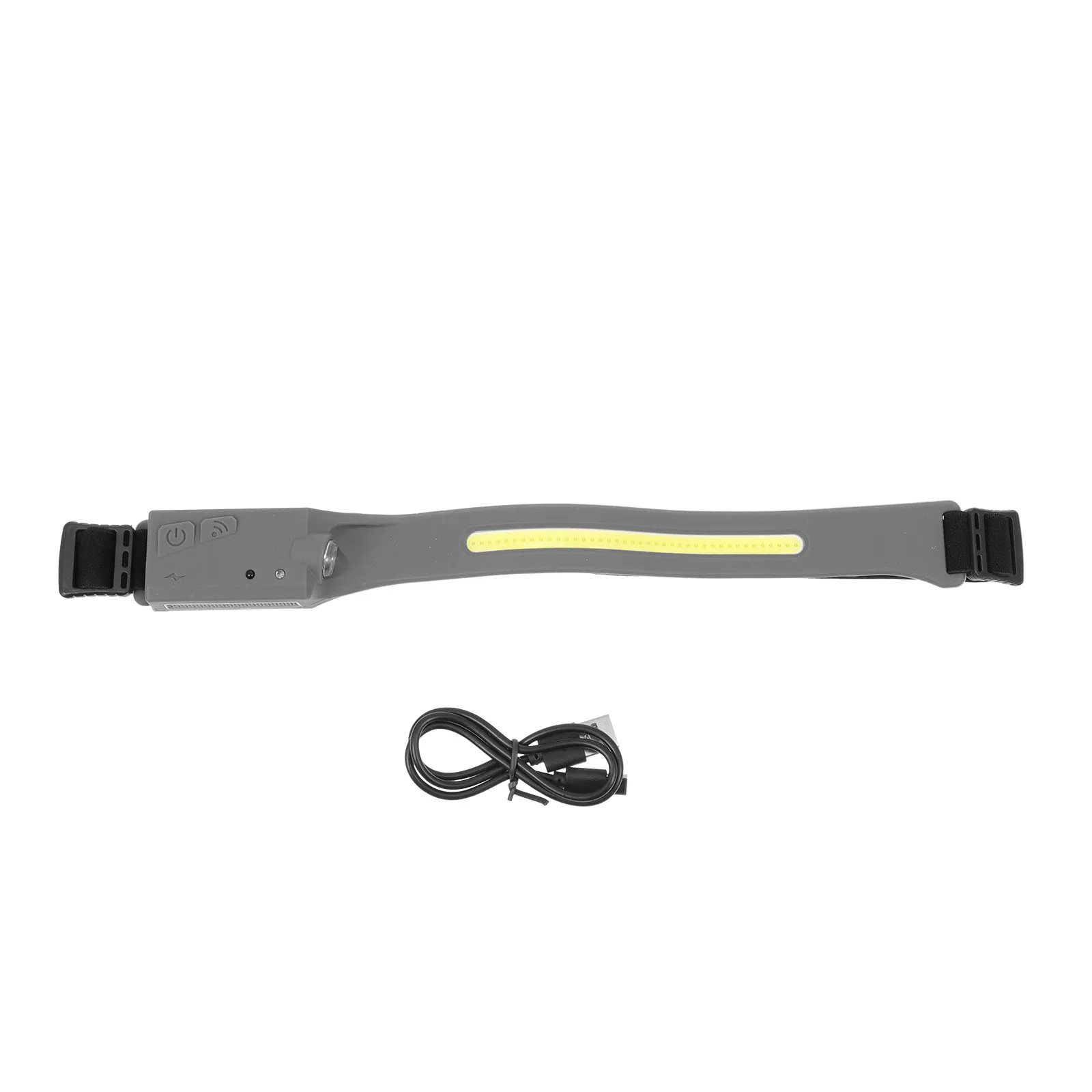 

Набор из 1 силиконового водонепроницаемого налобного фонаря с датчиком движения, USB-зарядкой, для активного отдыха, велоспорта, рыбалки, кемпинга, бега, работы и ночного освещения