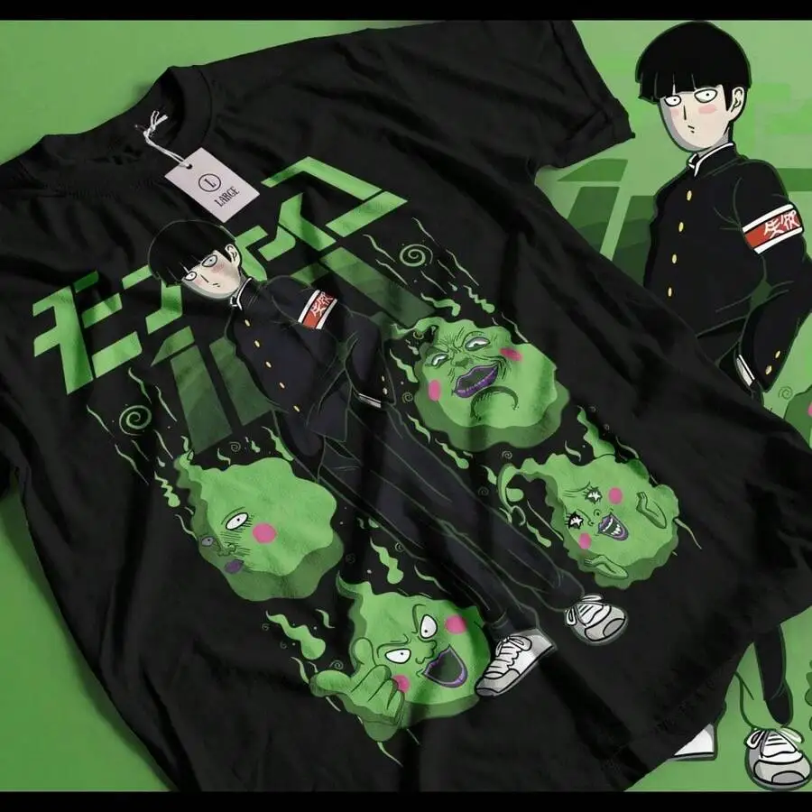 Camiseta de Mob Psycho 100, Camiseta de Anime y Manga, Mob Psycho Dimple, Regalo, 261