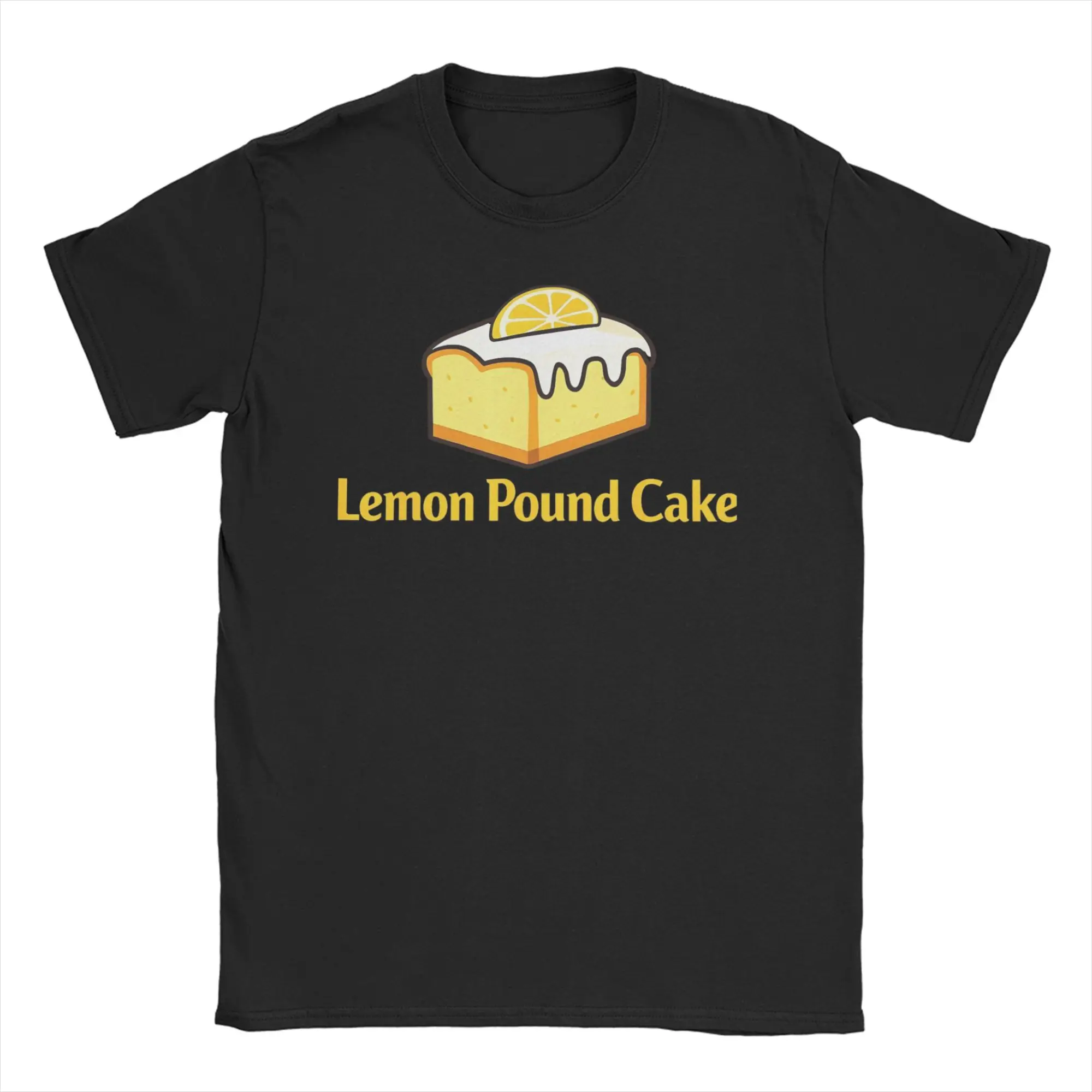 Camiseta para hombre y mujer, camiseta de algodón Vintage con diseño de Lemon Pound Cake, divertida camiseta de manga corta con cuello redondo, ropa para adultos
