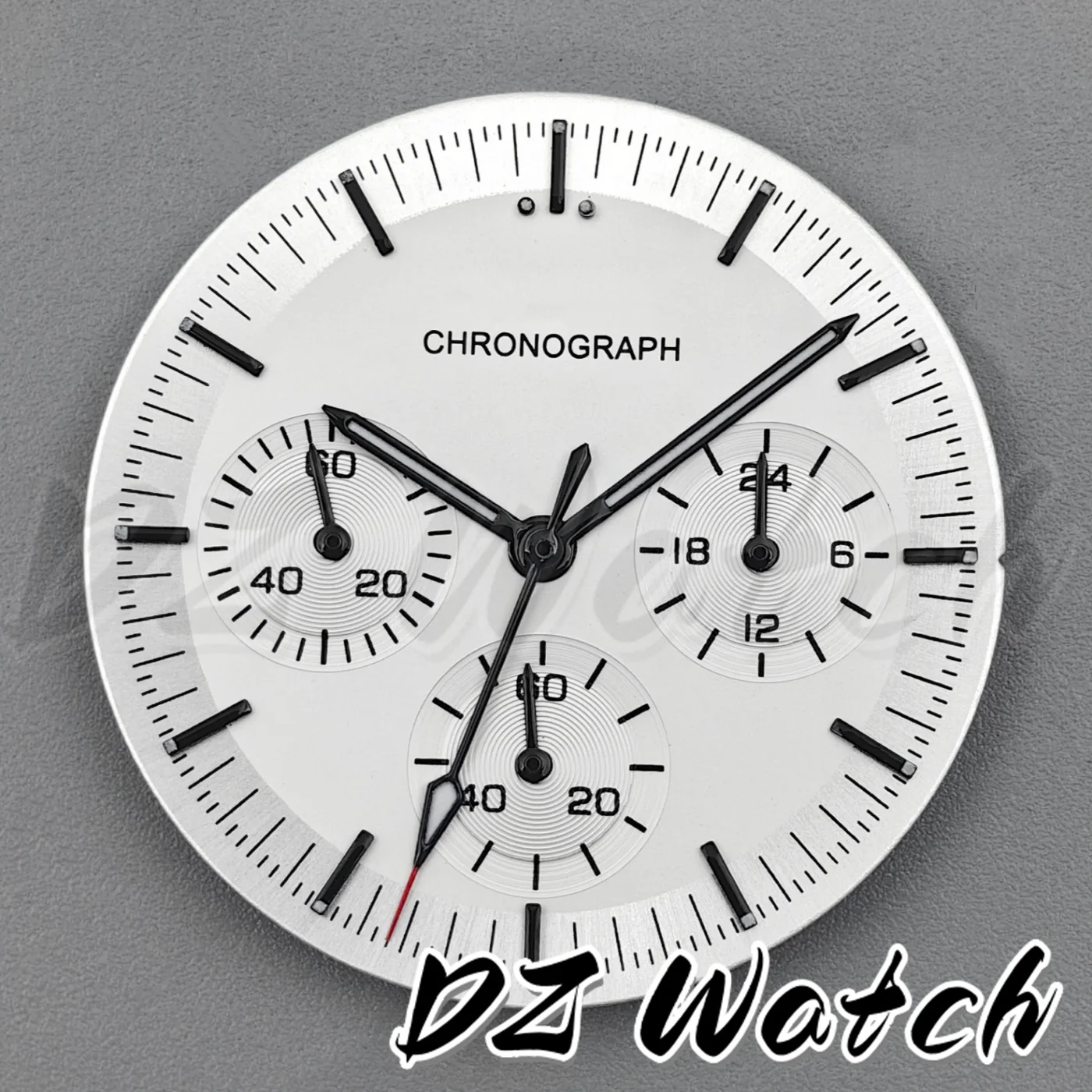 

Светящийся циферблат C3, 31,5 мм, матовый, черный, зеленый, белый, с индикатором фазы Луны, 6 стрелок, для механизма VK63A, запасные части для мужских кварцевых часов