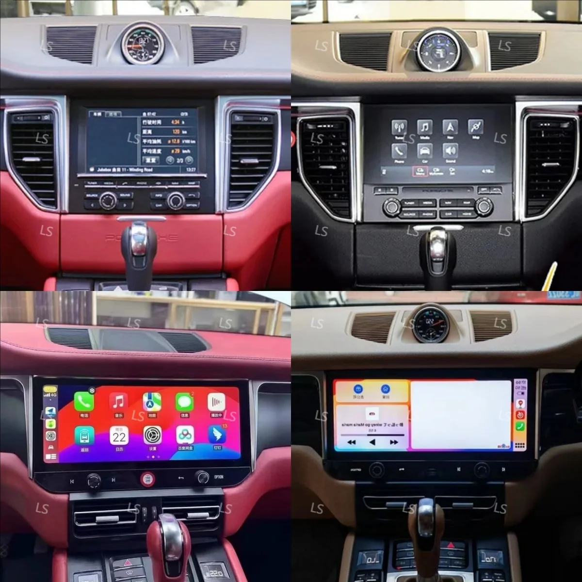 

Qualcomm Carplay Auto Stereo Android 13 For Porsche Macan 2014-2017 Car GPS Navigation Multimedia Player HeadUnit Radio Media