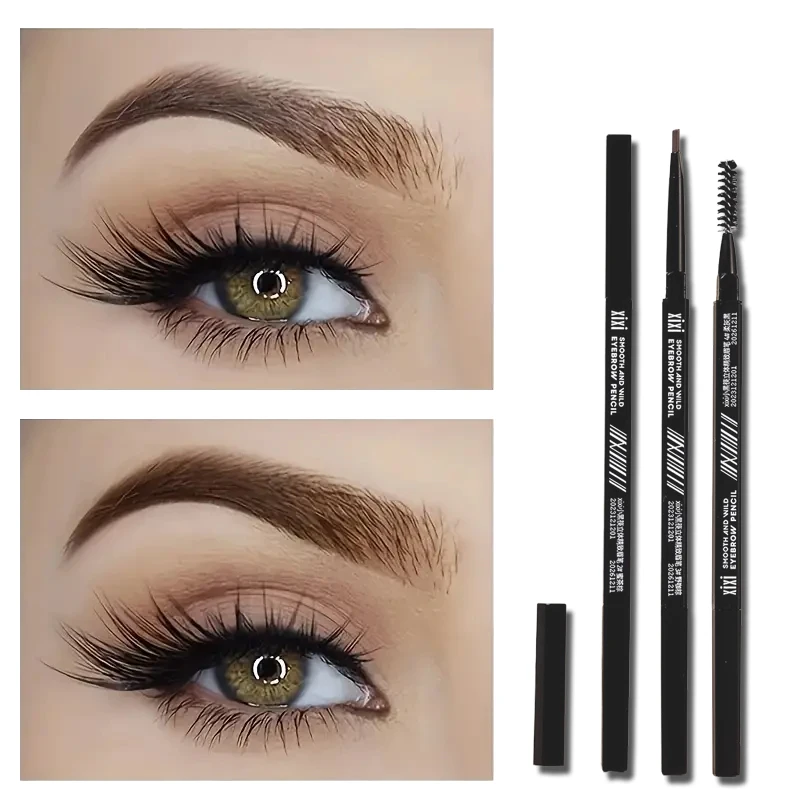 1 Stück schwarze Essstäbchen 3d Augenbrauen stift wasserdichte und nicht verschmierte Farbe