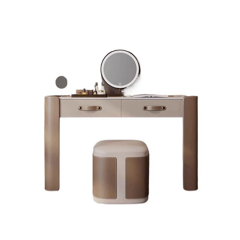 Italian light luxury dresser integrated storage cabinet master bedroom simple minimalist French makeup table desk