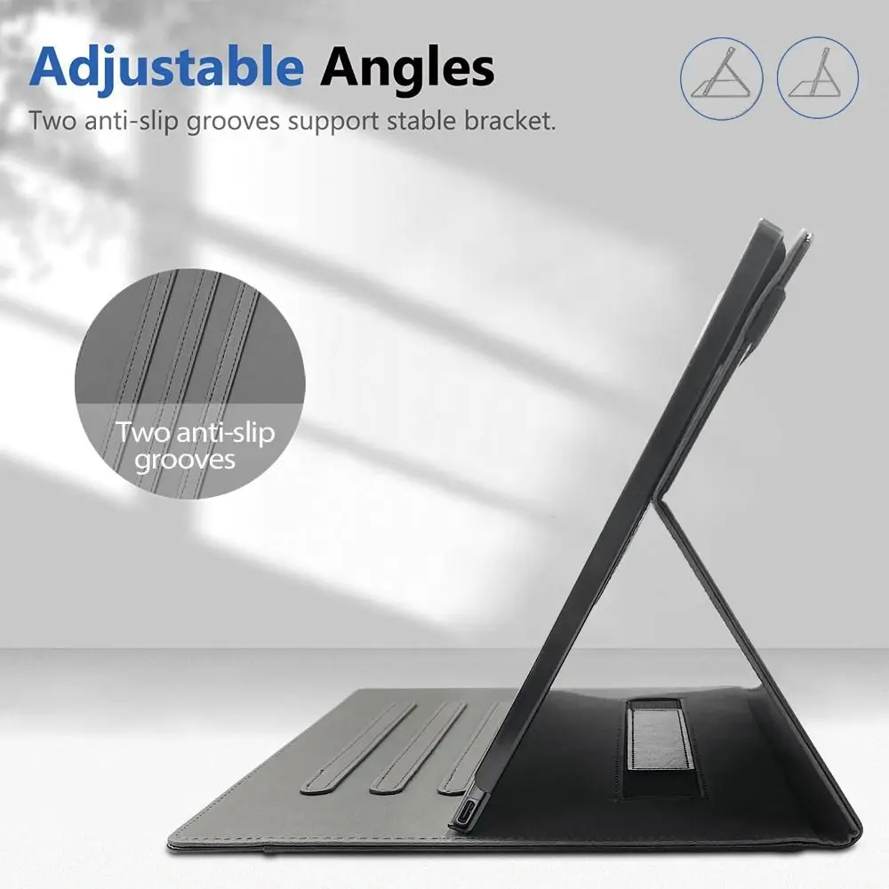 Étui pour tablette résistant à l'usure, rotation à 10.3 °, fente pour stylo, Folio Funda, anti-chute, angle réglable, support pour remarquable 2, 360 pouces