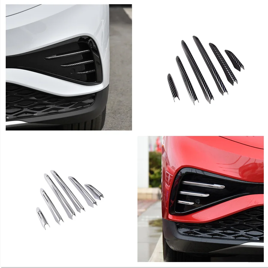 ل VW Volkswagen ID.4 ID4 2021 2022 اكسسوارات الجبهة الخلفية أضواء الضباب مصابيح الجفن الحاجب الضباب ضوء مصباح شواء الحاجب الجفن #1