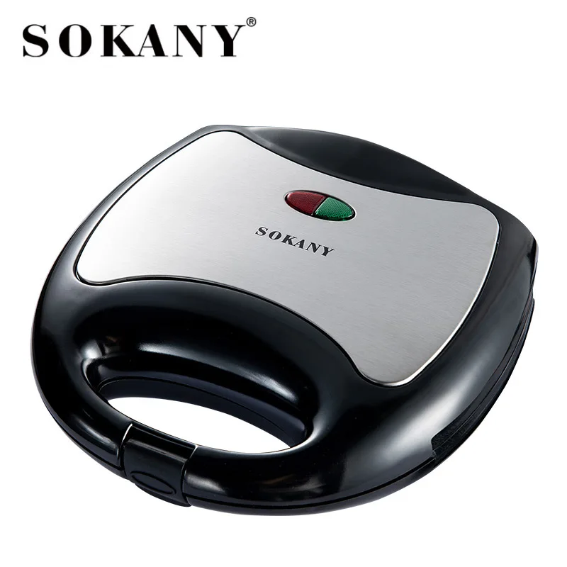 Electric Sandwich Maker, Double-sided Heating, Anti-sticking, Suitable for Sandwich Grill and Fried Steak