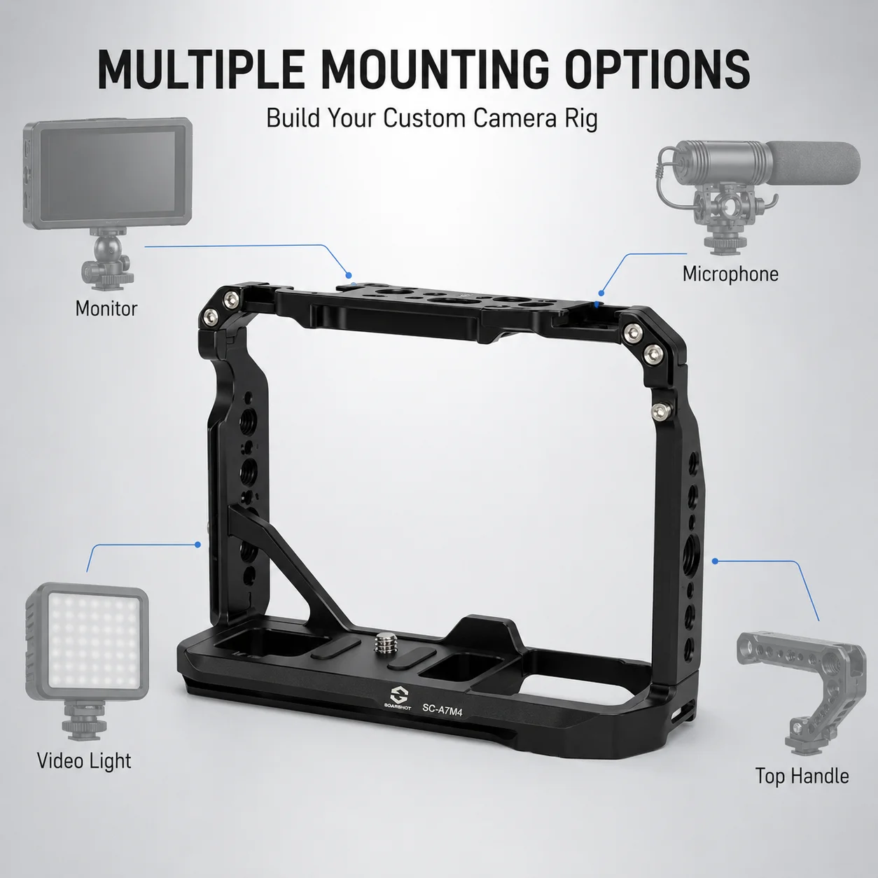 SOARSHOT SC-A7M4 Camera Cage f - Camera Cage Rig recension och pris