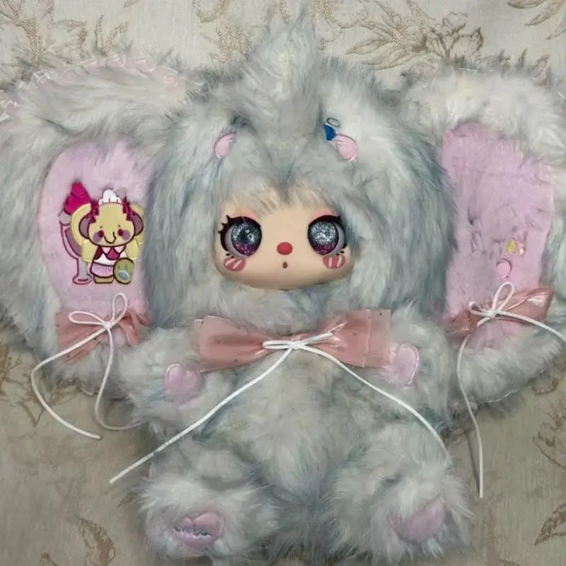 600% طفل ثلاثة Liila V3 الحلوى ماستر صندوق أعمى شفاء لطيف الفيل دمية على شكل أرنب حقيبة عصرية سحر العصرية صندوق أعمى اللعب