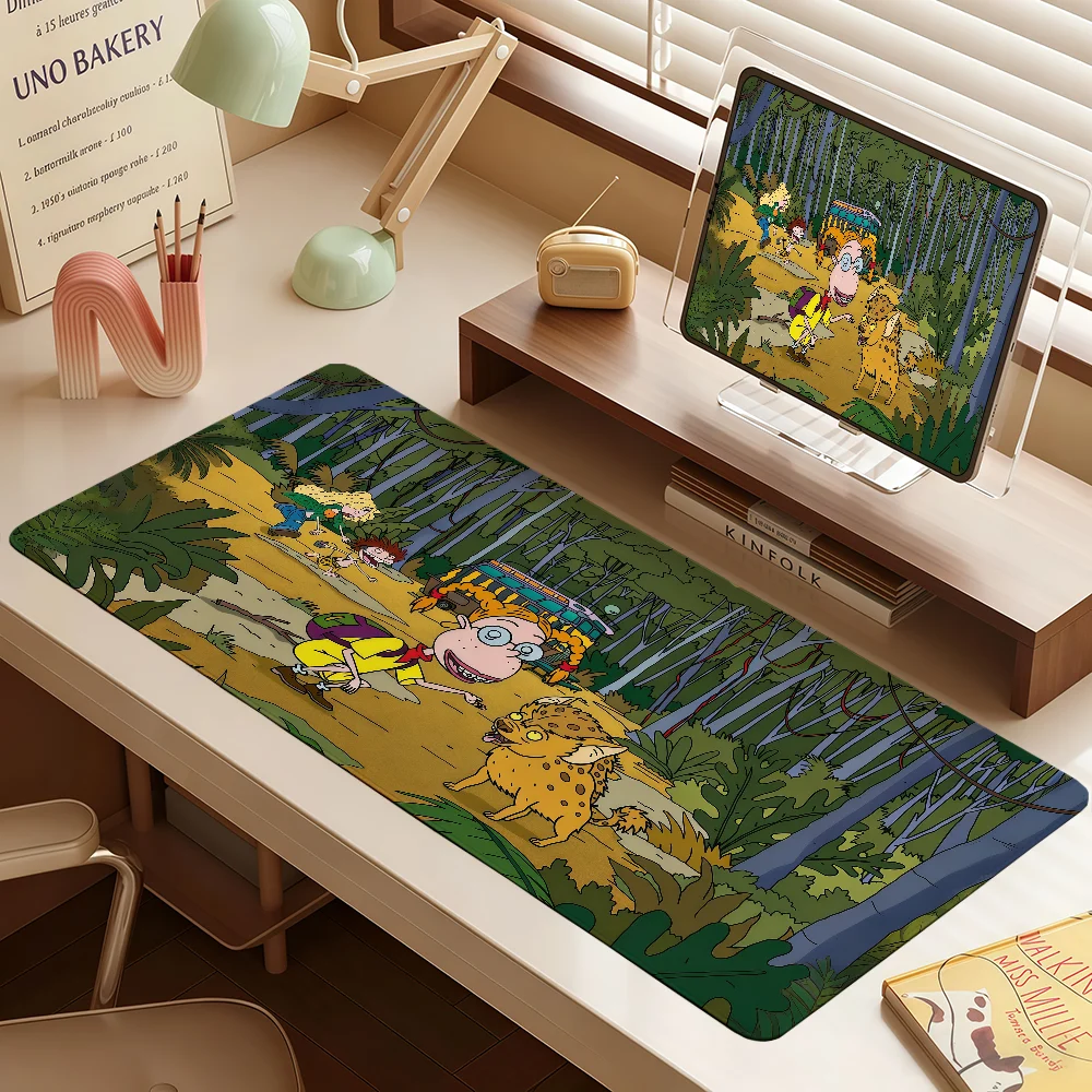 Cartoon The Wild Thornberrys Mouse Pad Large Non-slip Lockedge Desktop Computer Desk Mat Keyboard MousePad Office Gamer Student
