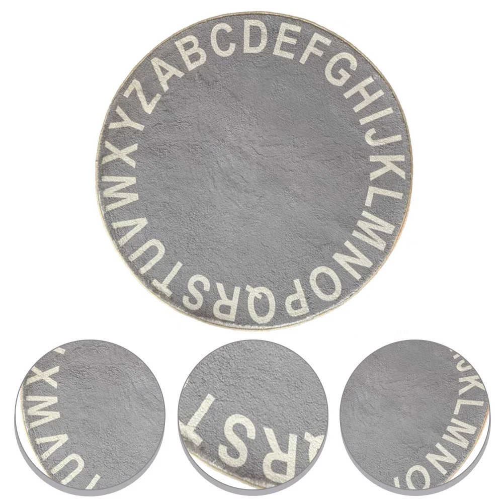 طفل حصيرة للزحف مستديرة 180 سنتيمتر القطن الكلمة حصيرة للأطفال لعب السجاد غرفة الرضع البساط قابل للغسل خيمة وسادة الأرض #6