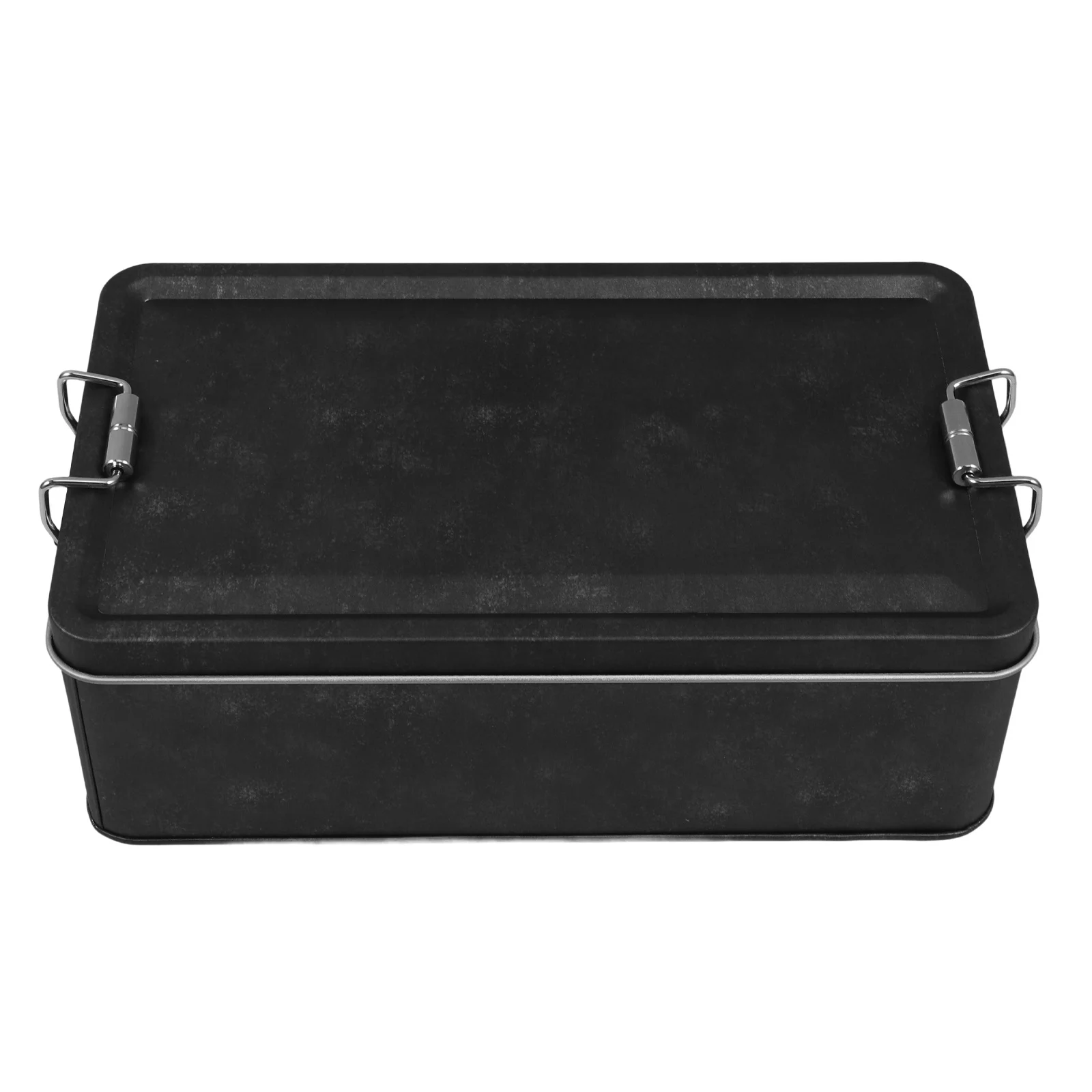 

Iron Tin Box Lid Cookie Candy Storage Rectangular Metal Container Reusable Kitchen Jar Decorative Jars With Lids