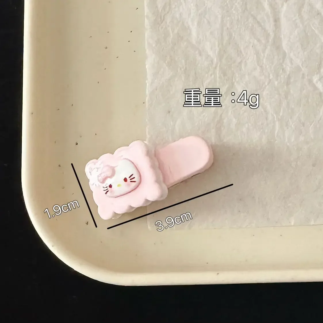 Sanrio Anime Hello Kitty Cartoon Pink Hairpin Girl Kawaii Mini Duckbill Hairpin Bangs Side Clip Headwear Cute Girly Heart