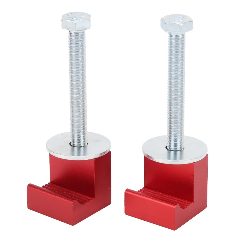 

Pair Tool Box Tie Down Heavy Duty Crossover J Hook Aluminum Universal For Truck Car