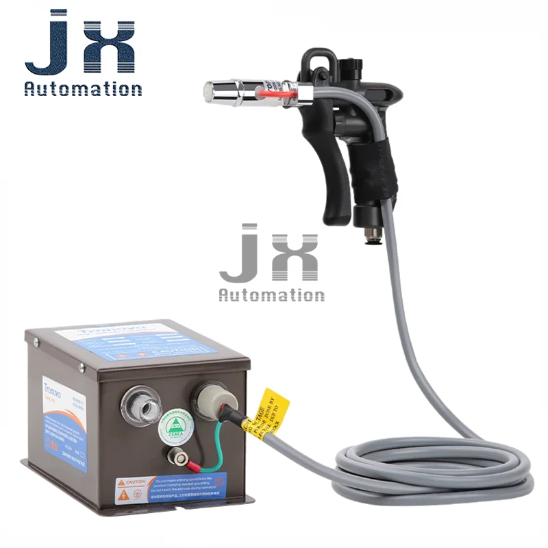 TR7060 High Voltage Generator + TR7062 Ion Air Gun Anti‑Static Ionizing Air Gun for Dust Removal Static Eliminator