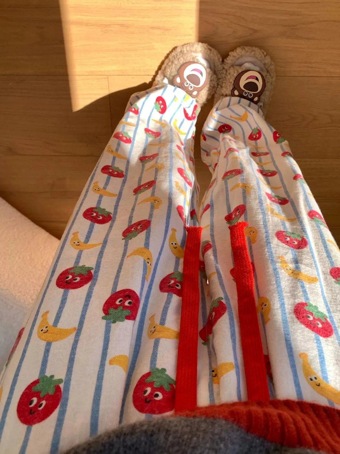 Cotton Polished Pajama Pants Women's Spring and Autumn New Ins Japanese Sweet Girl Soft Casual and Comfortable Home Trousers