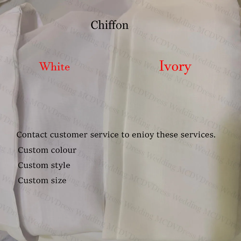 Chiffon Split Wedding Dresses For Bride Puff Sleeve V-Neck A-line Vestidos De Noiva Customized Backless Civil Bride Gowns Women