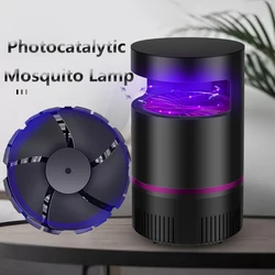 USB Photocatalytic Mosquito Catcher Lamp, ambientalmente amigável e radiação livre, interior inalável, LED silencioso