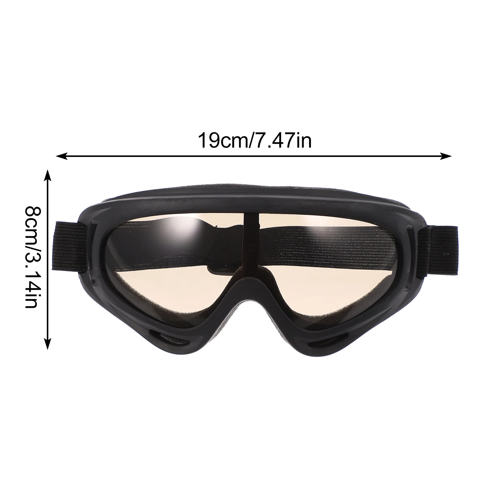

1Pair Riding Eyewear Uv400 Anti-Ultraviolet Anti-Fog Scratch-Resistant Pc Material Ventilation Holes Comfortable Design