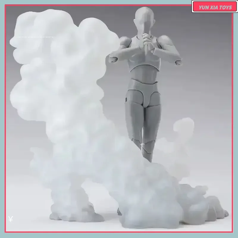 

2025 White Smoke Effect Parts For Anime Figure Scene Diorama, Model Photography Accessories Without Body Collectible Display