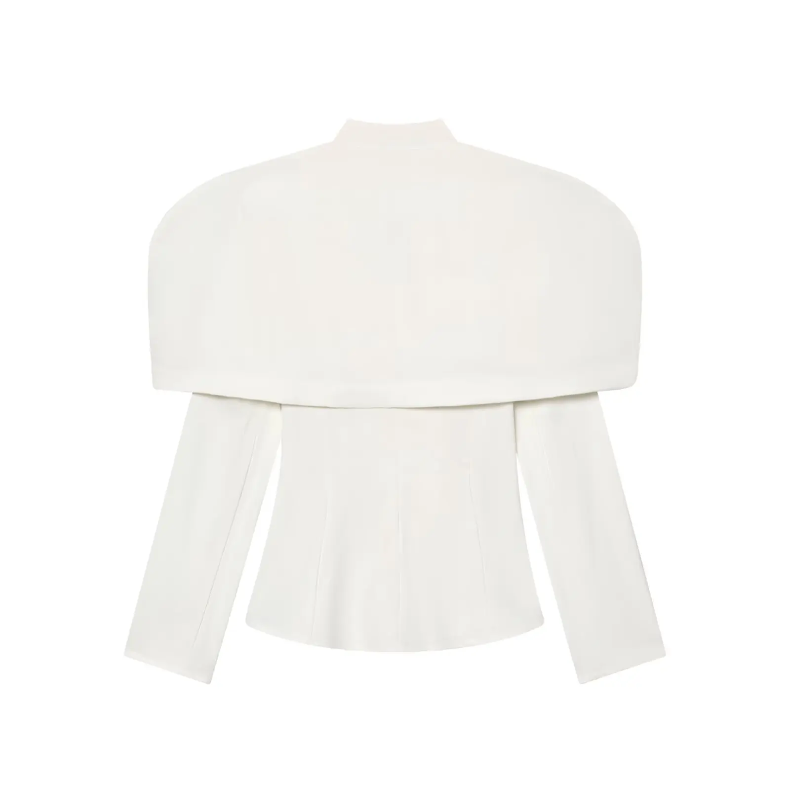 KEYANKETIAN 2026 Spring New Women's Cape Decoration Suit Coat Chic Retro style Single Breasted Slim Crop Blazer Outerwear Top