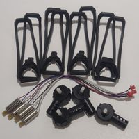 4PCS CW CCW Engine Motors With Motor Stand + Blade Protective Frame 8PCS for D6 Air Drone D6 Obstacle Avoidance RC  Quadcopter