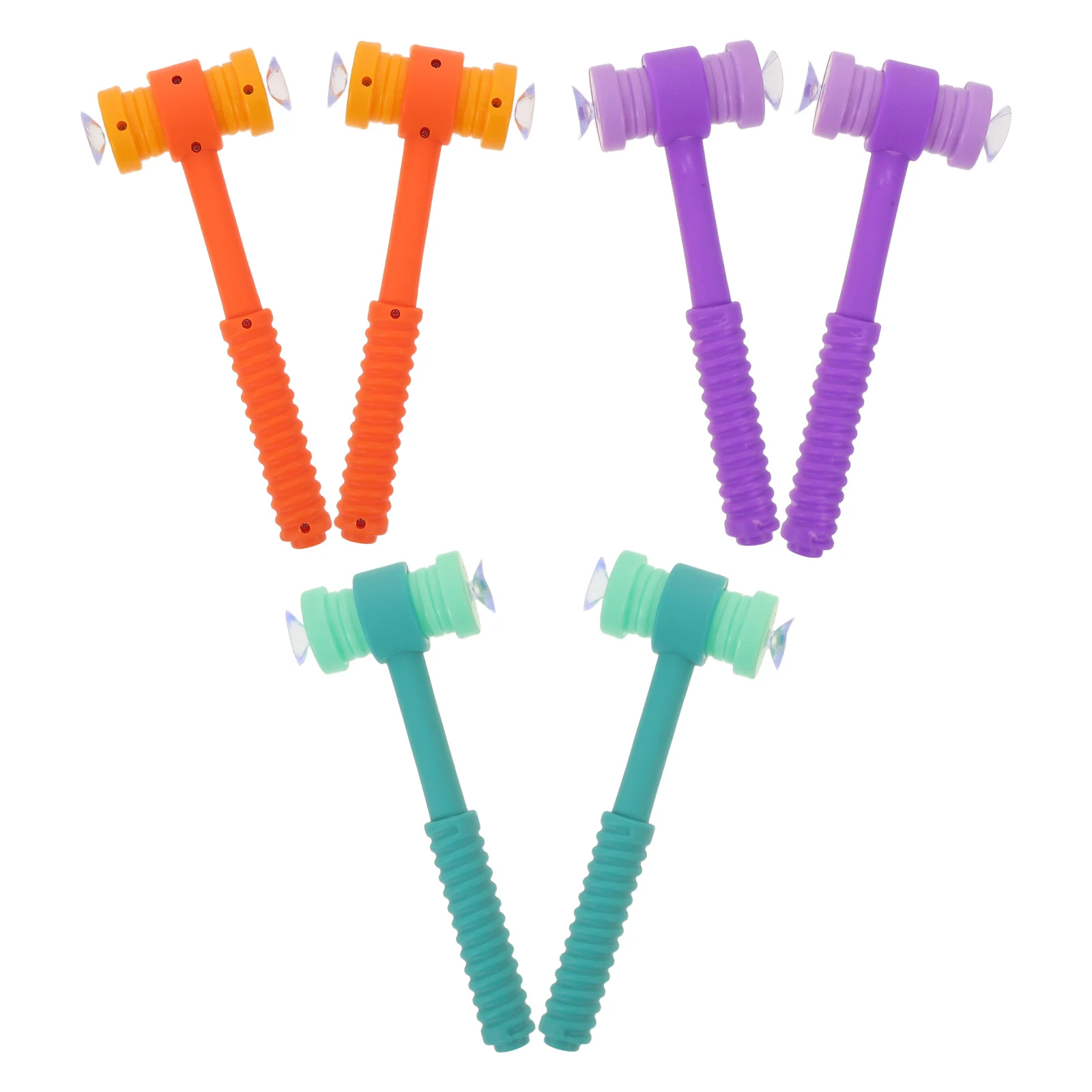 

6Pcs Toddler Suction Cup Reaction Training Early Learning Pounding Game Mallet Party Favor Kids Mallet