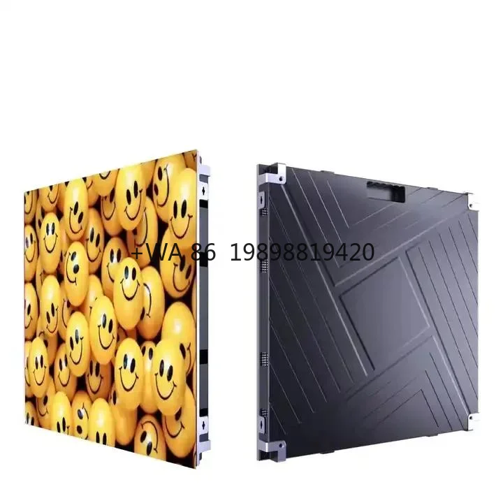 لوحة عرض تلفزيون LED داخلية P1.86 قابلة للتخصيص، شاشة LED لفيديو بكسل صغير