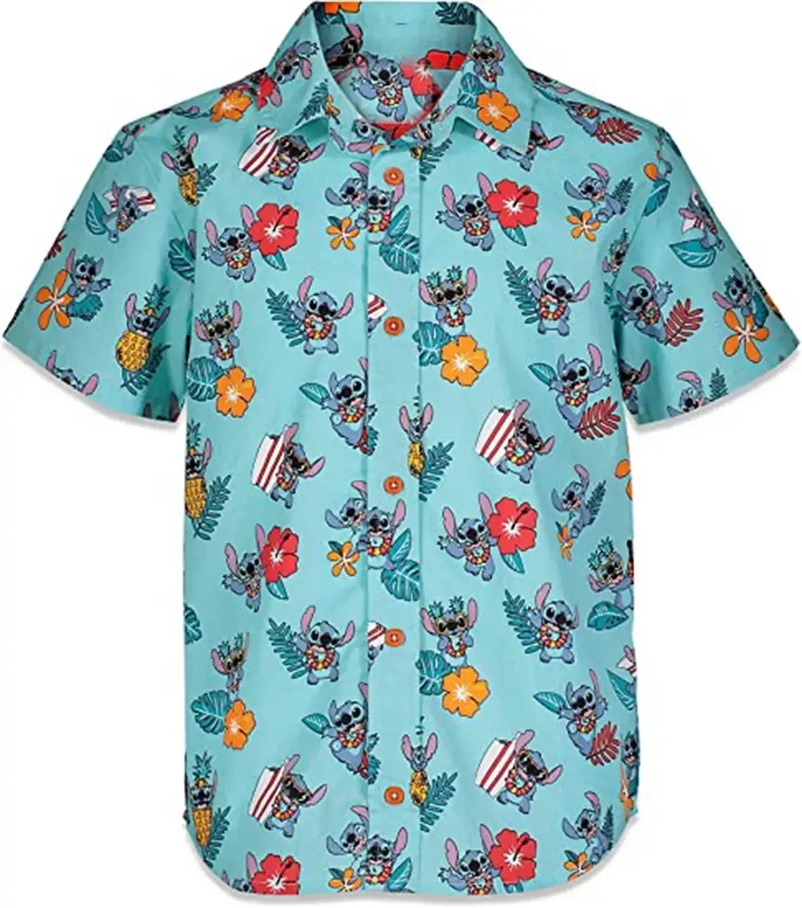 

Stitch Hawaiian Shirts Summer Fashion Short Sleeve Shirts Men Women Casual Beach Shirts Disney Hawaiian Shirts