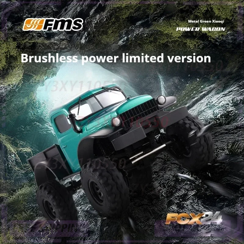 

FMS FCX24 1:24 Scale Brushless RC Remote Control Off-Road Vehicle Model Toy Truck Boys Gift with Bucket Edition