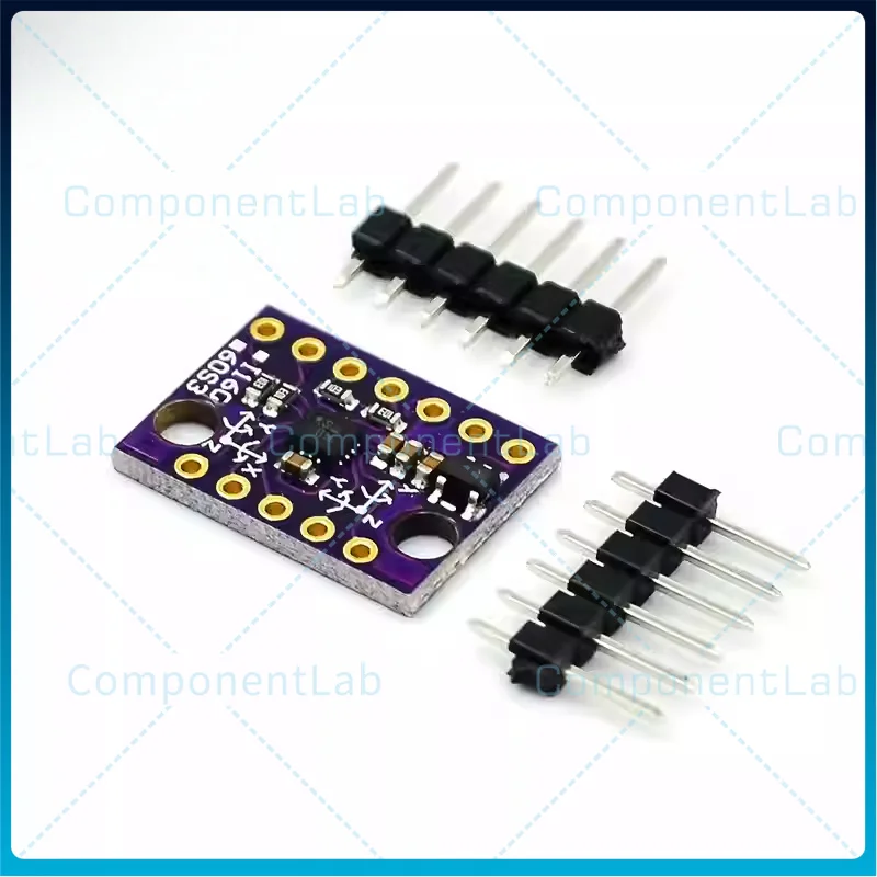 10-50pcs GY-BMI160 module - 6DOF (6-axis) - Angular velocity - Gyroscope + Gravity acceleration sensor - IICSPI