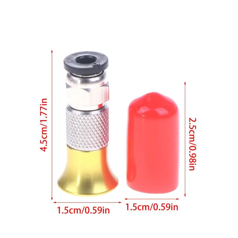 1 Set 3D Printer Filament Dryer Box Accessories PC4-M6 Pneumatic Straight Connector 4*2.5mm PTFE Tube M6 Feed Fitting Coupler