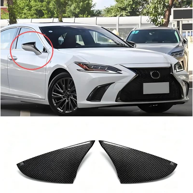 for Lexus ES200 ES260 ES300 UX LS IS Rear View Mirror Cover Housing Horn Shell Trim Accessories 2018+ Car Styling