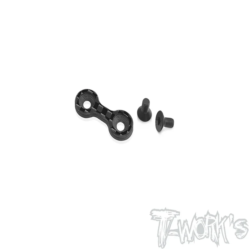 Original T works TE-247-B6.4 Carbon fiber Front Wing Washer Button （ For Team Associated RC10 B6.4C/B6.4D ) professional Rc part
