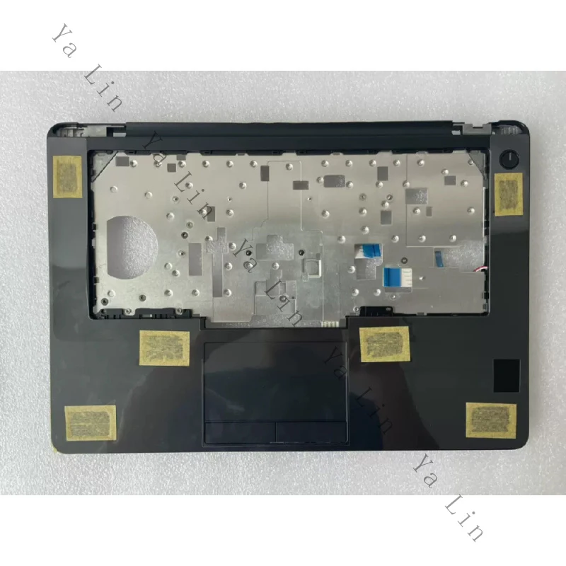 Marco de teclado SS+Palmrest con botón de 4 teclas para Dell Latitude 5470 E5470, cubierta superior de repuesto para ordenador portátil